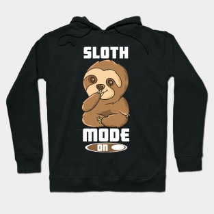 Funny Sloth Costume Sloth Mode On Lazy Sloth Hoodie